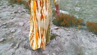 Amateur Indian Couple Enjoys Outdoor Sex In The Village