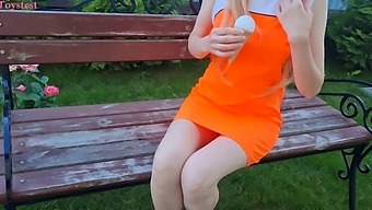 Verified Amateurs Enjoy Rough Masturbation On Park Bench