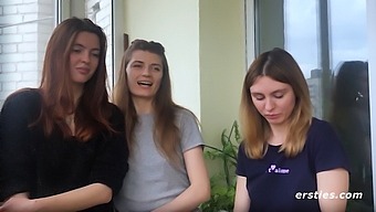 A Steamy Threesome With Hot Girls And Lesbian Sex