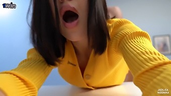 Stepdad And Stepdaughter'S Erotic Study Session (18+)