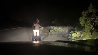Public Humiliation: Vagina Pounding On The Highway Embankment
