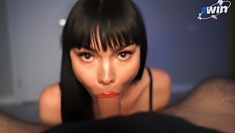 Russian Beauty With Big Tits And A Tight Ass Enjoys Deepthroating