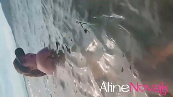 A Well-Endowed Blonde Basks In The Sun On The Beach - Alinenovak.Com.Br