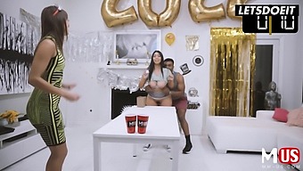 Brunette Bombshell Violet Myers Enjoys An Orgy On Her Birthday With A Bbc Featured In Let'S Do It