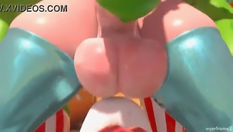 Big Ass Shemale Gives Great Blowjob And Facial In Hot Scene With Princess Rosalina Futa