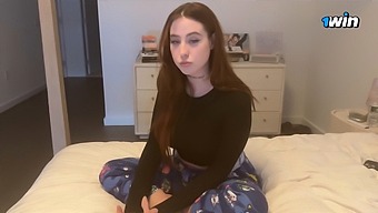 Hot Redhead Stepsis In College Dorm For Some Intense Sex Before Class.