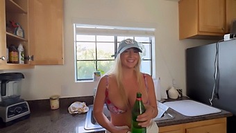 Beautiful Wife With Natural Big Boobs Cheats With A Neighbor.